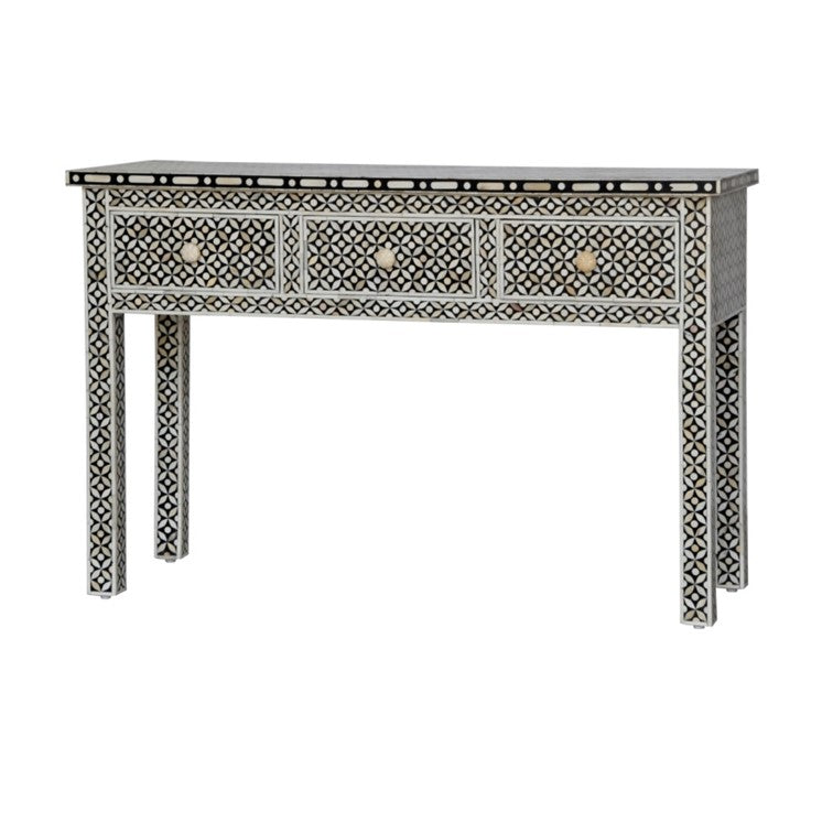 Keane Bone Inlay Console Table
