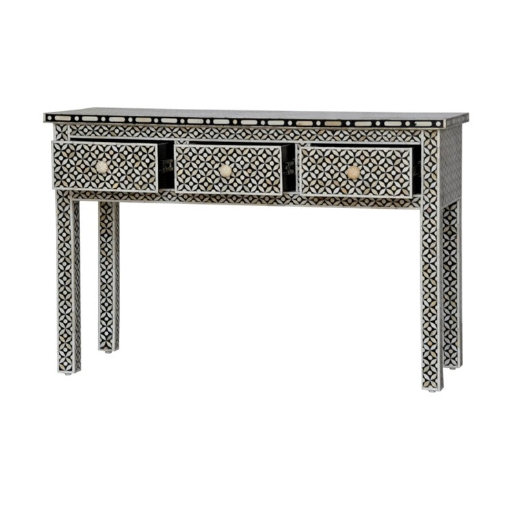 Keane Bone Inlay Console Table