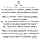 Switch Heena Hand Carved Wooden Console Table 3 image