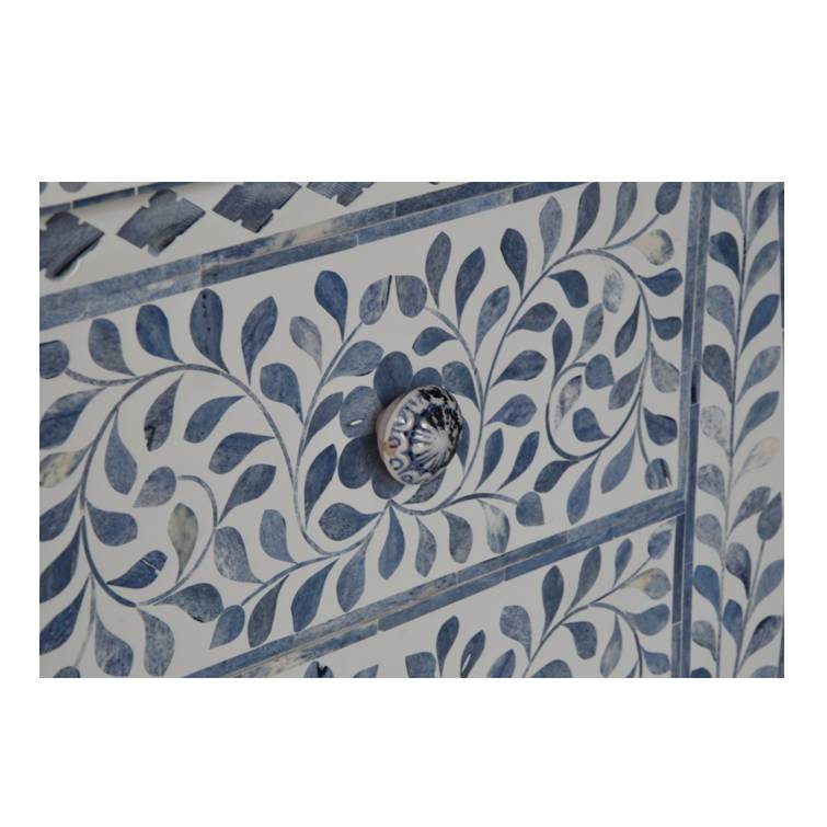 Hayley Bone Inlay Bedside