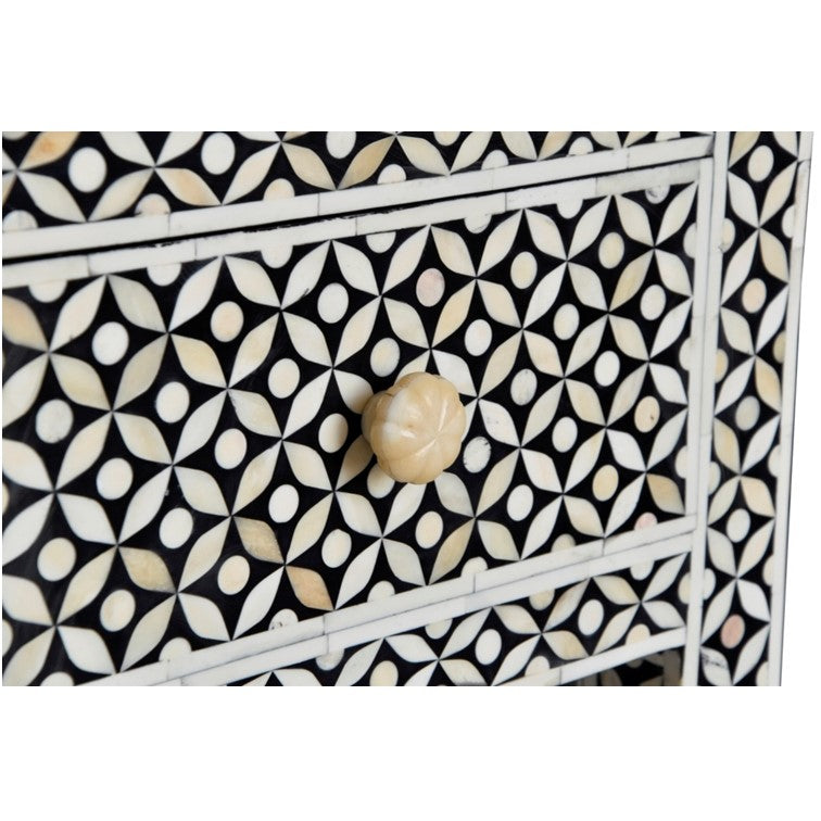 Keane Bone Inlay Console Table