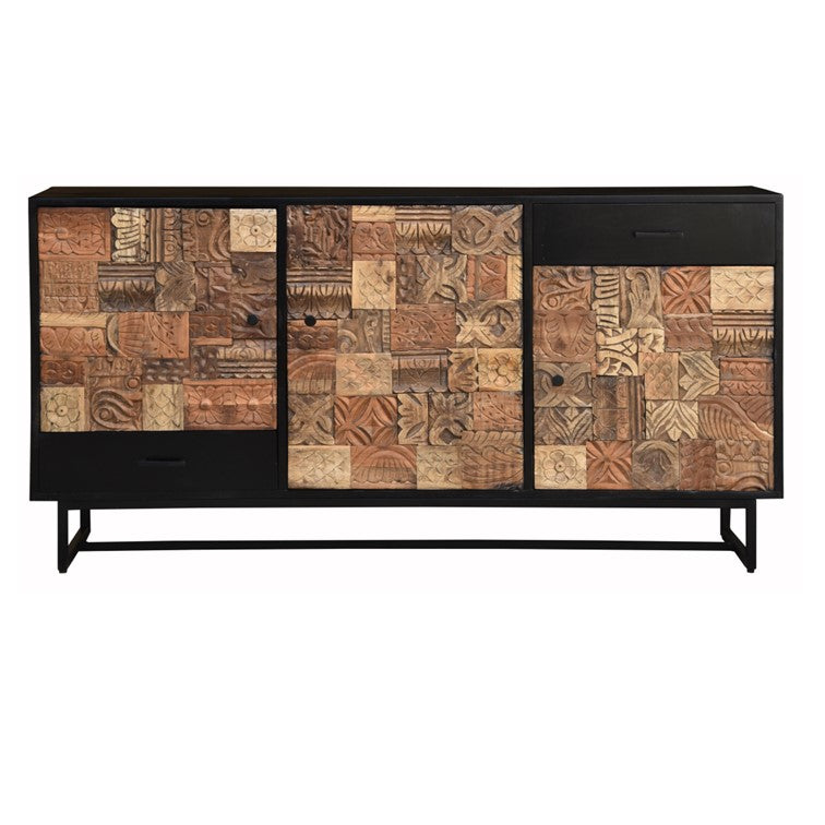 Sen Hand Carved Wooden Buffet