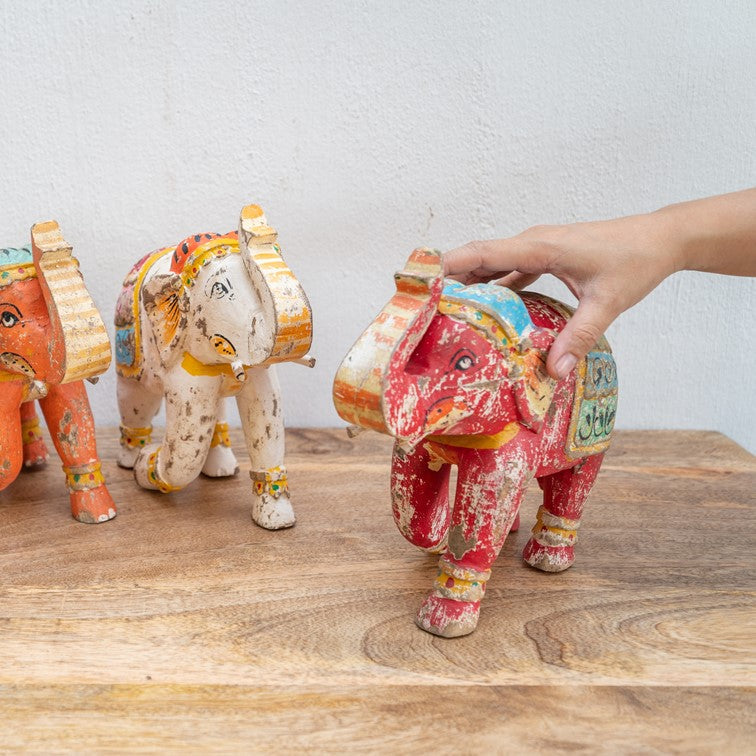 Handcrafted Wooden Elephant