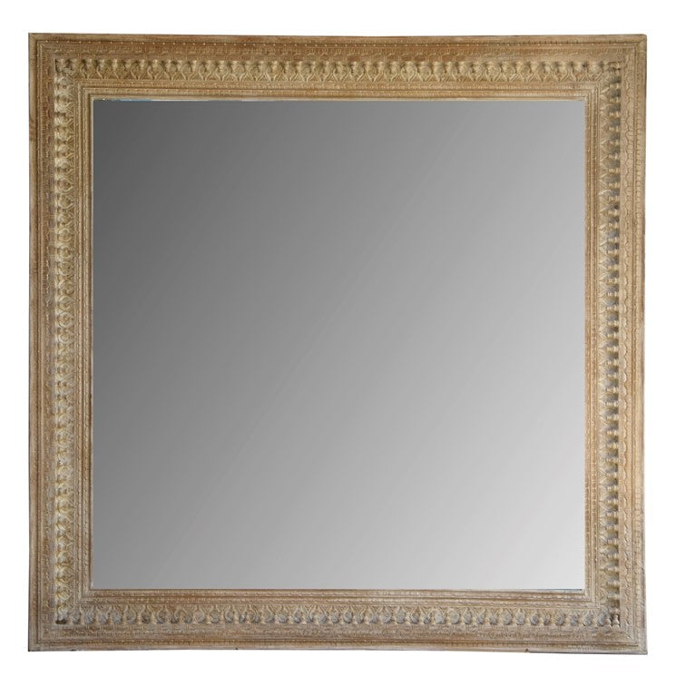 Isabela Hand Carved Wooden Mirror