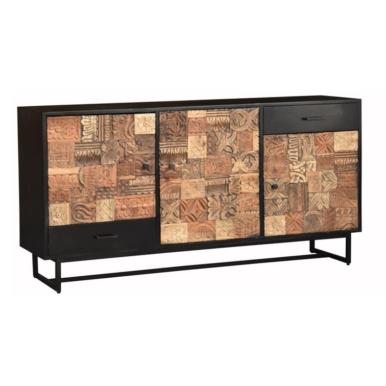 Sen Hand Carved Wooden Buffet
