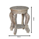 Switch Riva Wooden Hand Carved Stool 3 image