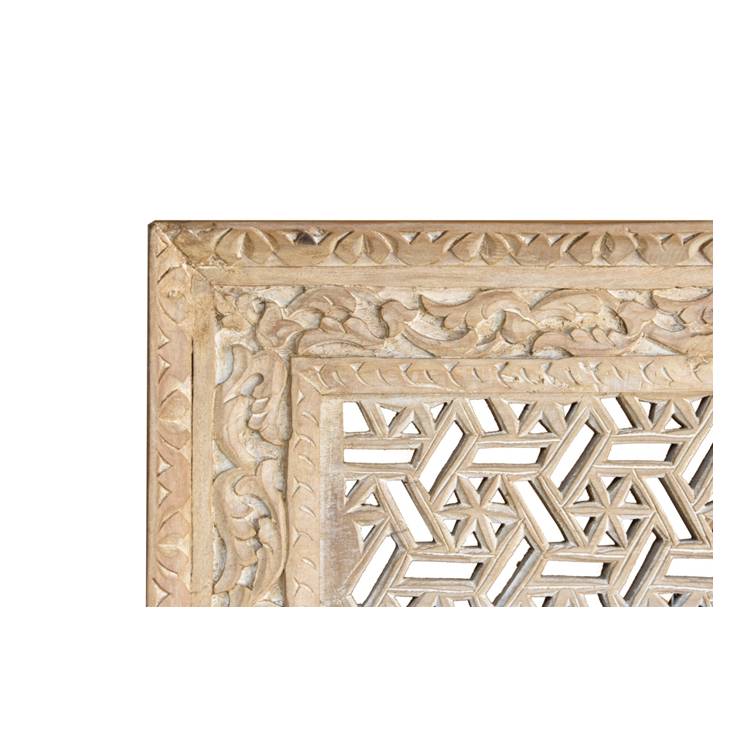 Gary Hand Carved Wooden Mirror