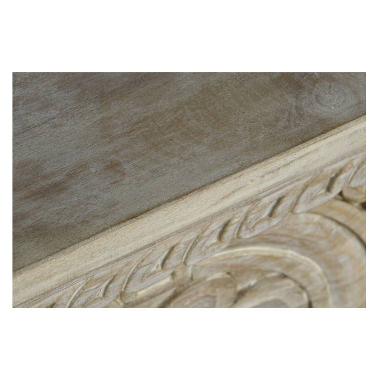 Natalie Hand Carved Wooden Console Table