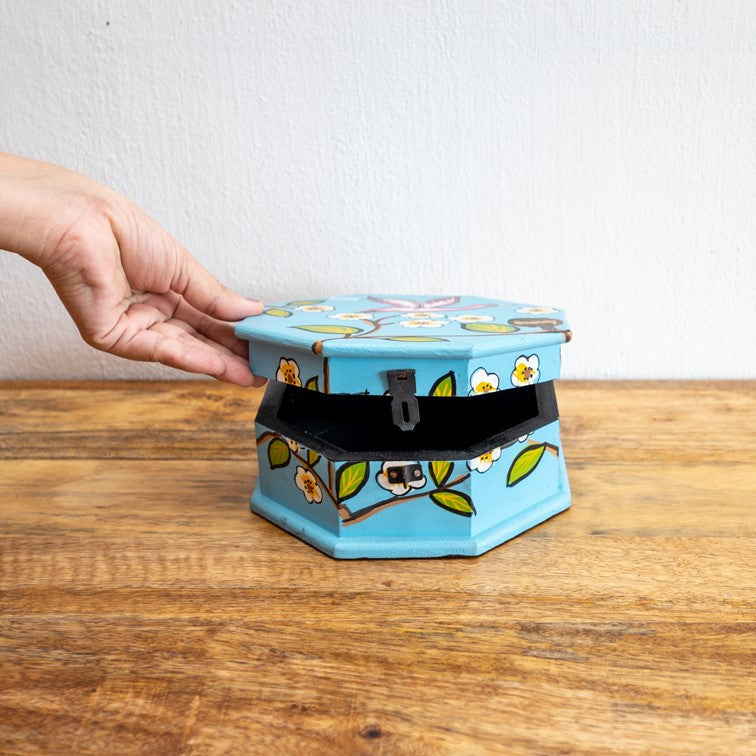 Rama Hand Painted Wooden Box