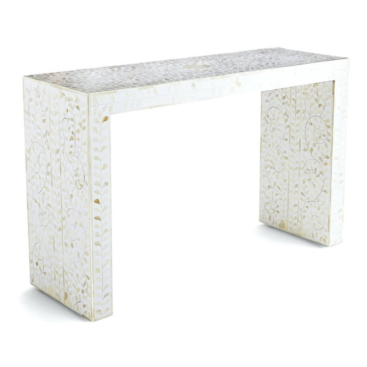 Alba MOP Inlay Console Table