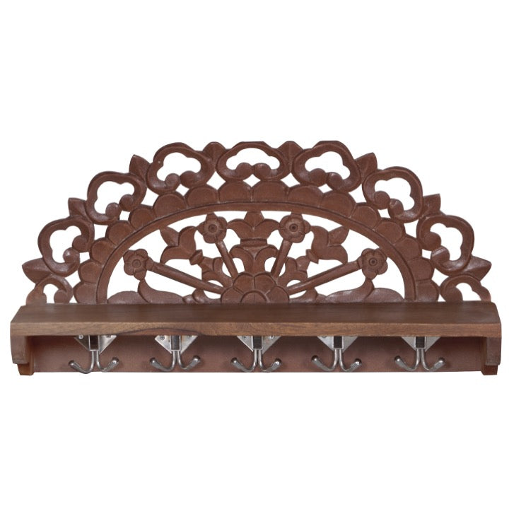 Heena Hand Carved Wall Shelf