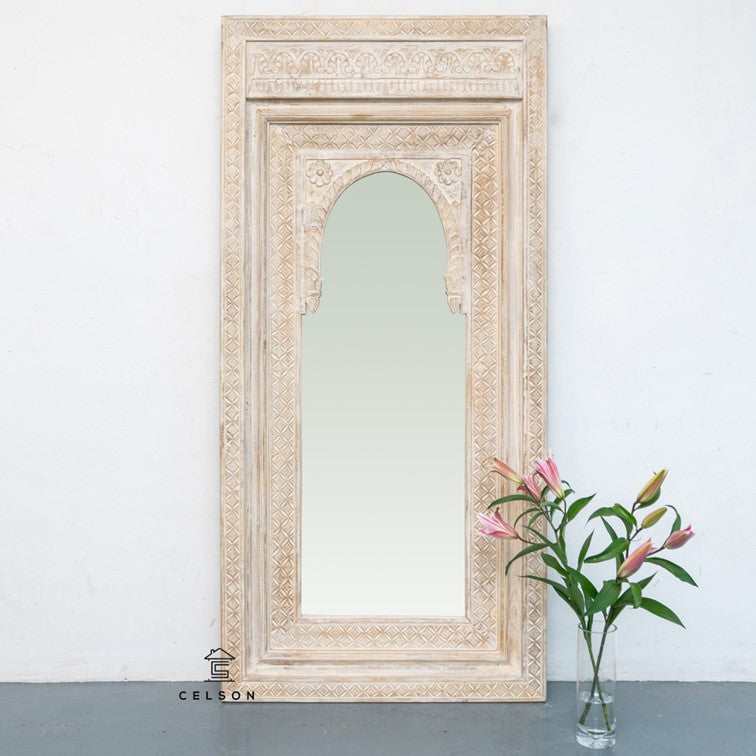 Sami Hand Carved Window Mirror