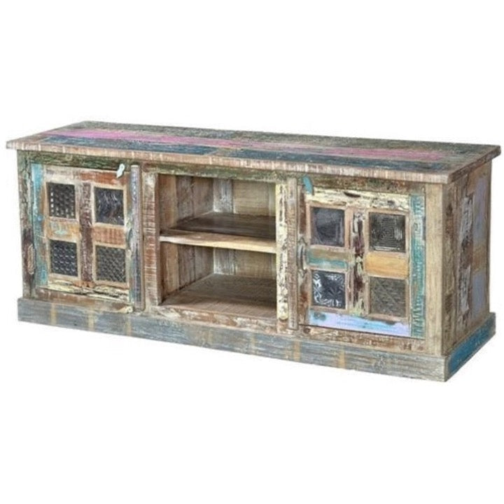 Amali Hand Carved Wooden TV Cabinet