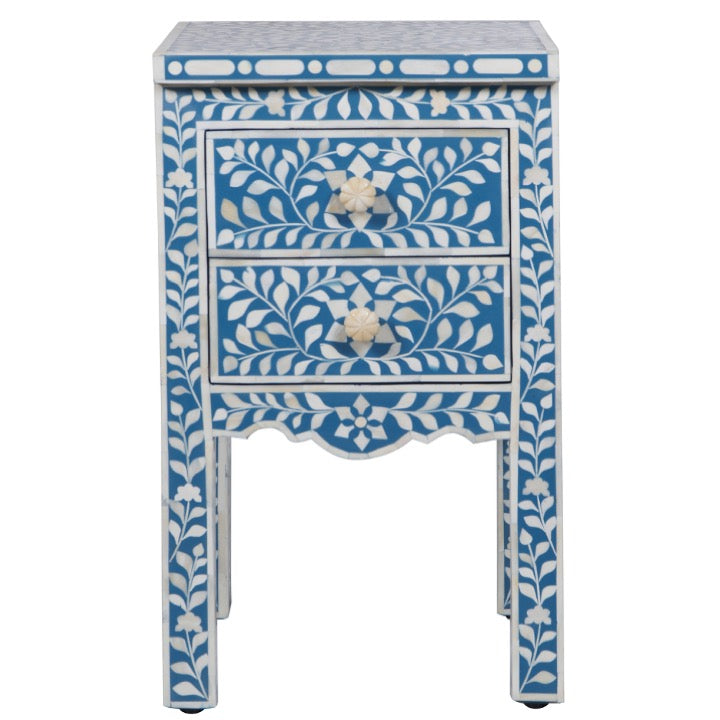 Ivy Bone Inlay Bedside
