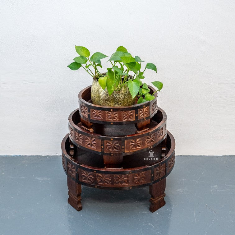 Jarah Carved Chakki Table