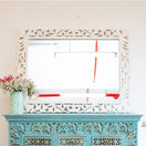 Switch Blaire Hand Carved Wooden Mirror 1 image