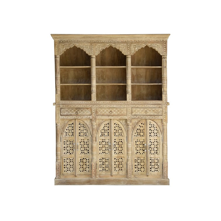 Mira Carved Bookshelf