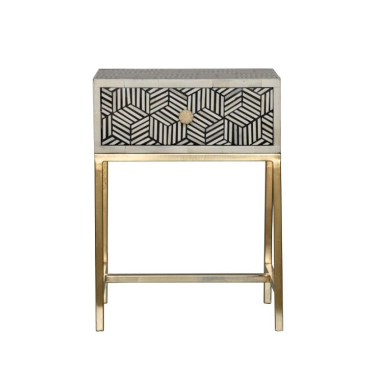 Via Bone Inlay Bedside