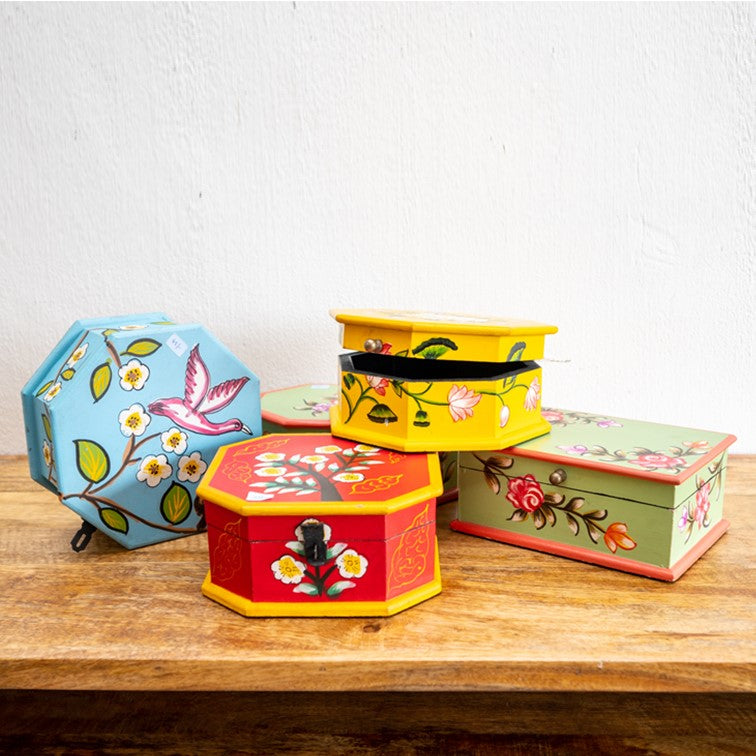 Rama Hand Painted Wooden Box