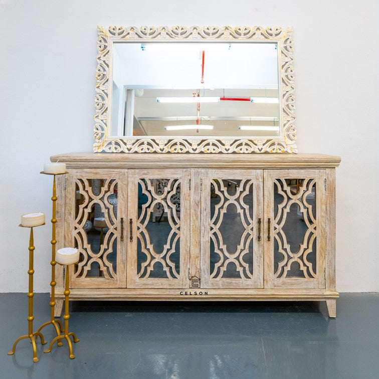 Kavin Hand Carved Side Board