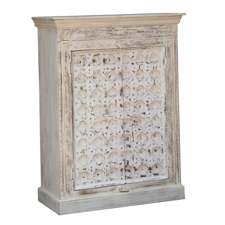 Bella Carved Wooden Cabinet