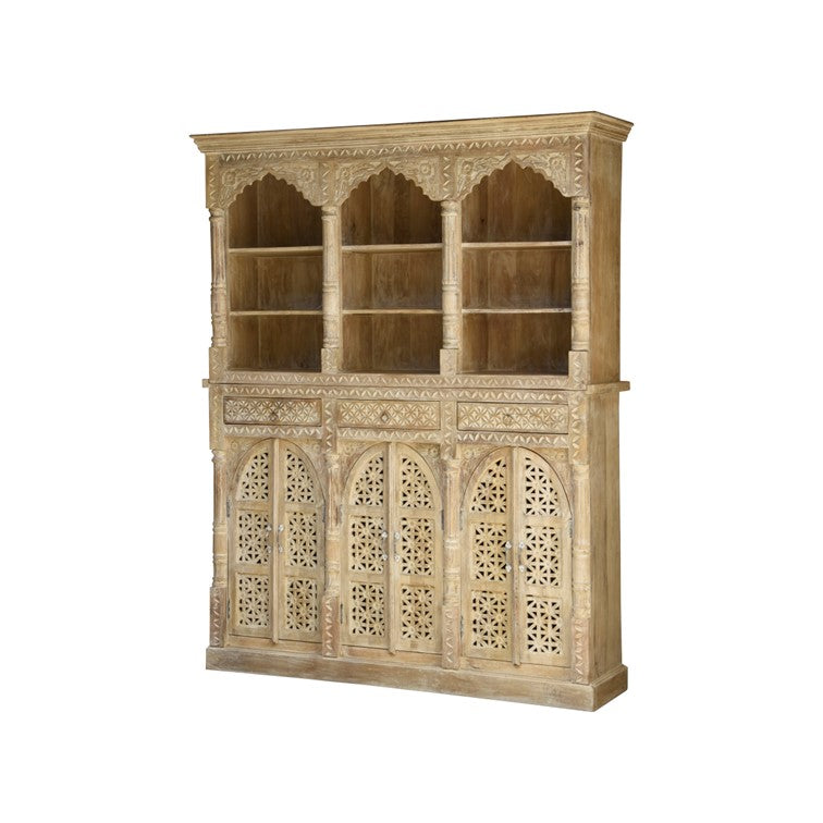 Mira Carved Bookshelf