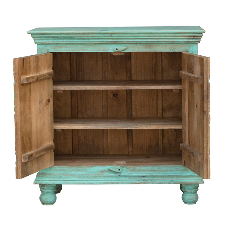 Jiya Carved Wooden Cabinet