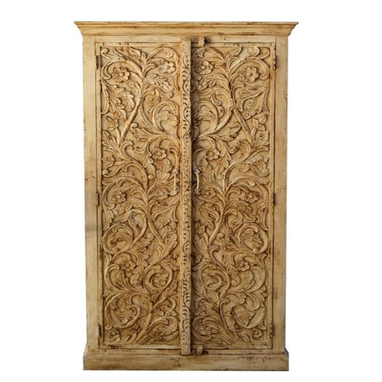 Stefen Hand Carved Almirah