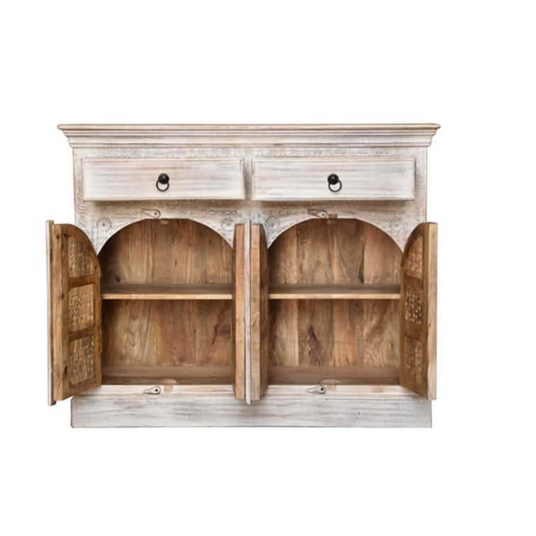 Ana Carved Wooden Cabinet