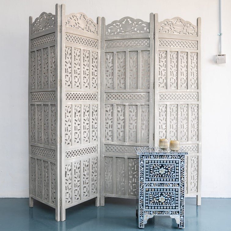 Lois Carved Room Divider
