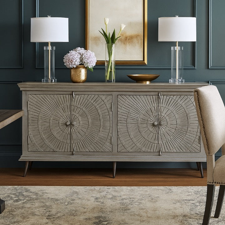 Mellissa Hand carved Wooden Buffet