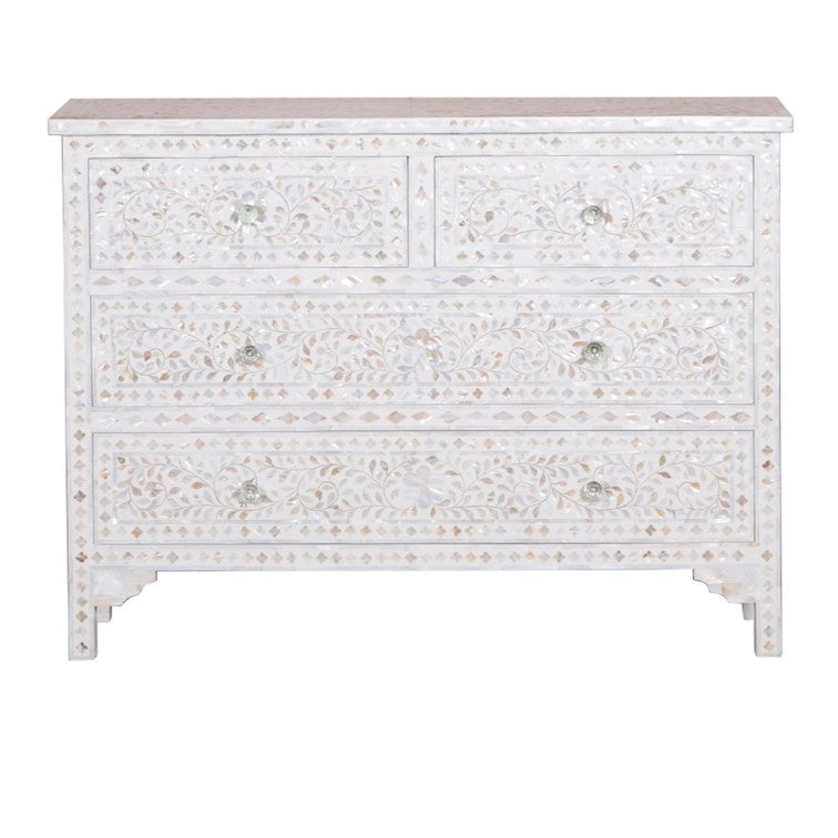 Colin Mother of Pearl Inlay Chest of Drawer