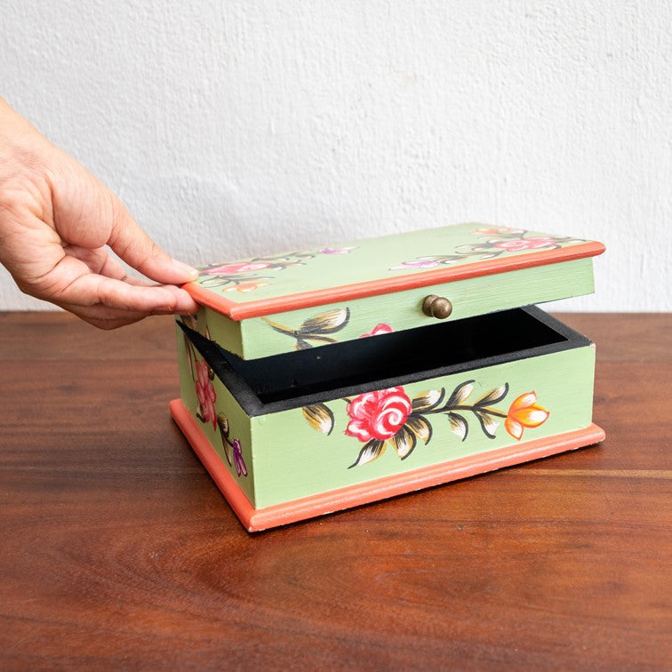 Rama Hand Painted Wooden Box