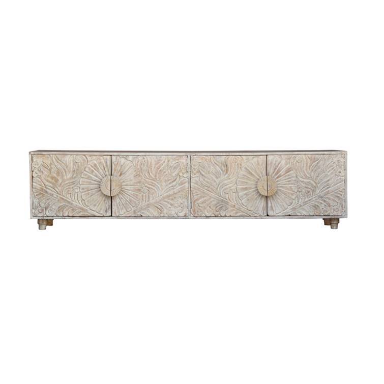 Chrisy Hand Carved TV Cabinet