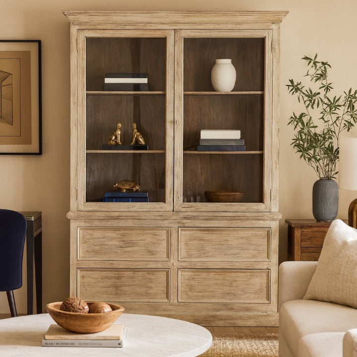 Shiva Carved Cabinet