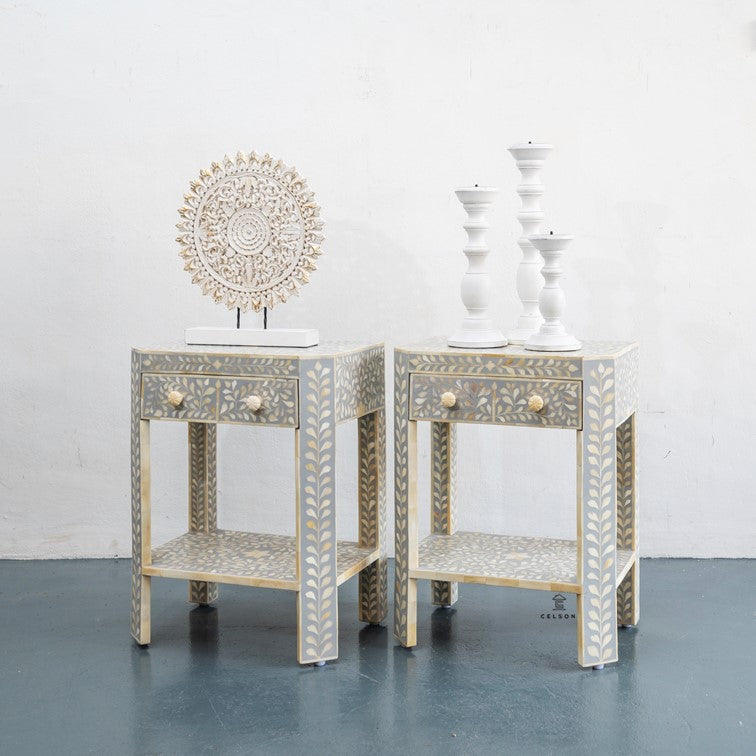 Wyllie Bone Inlay Bedside