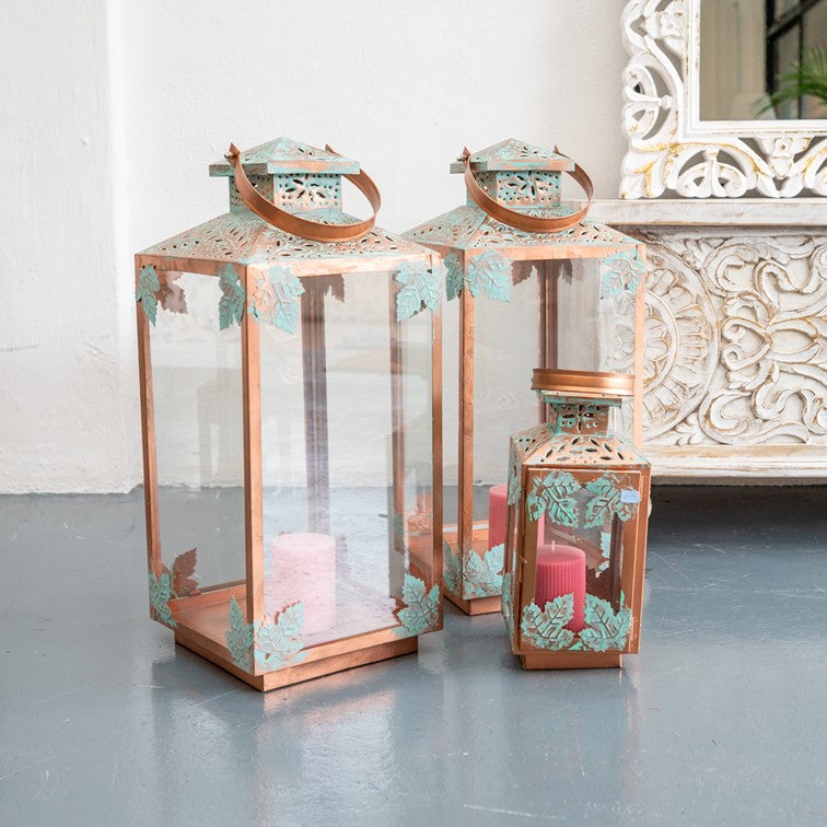 Lina Metal Lantern S/3