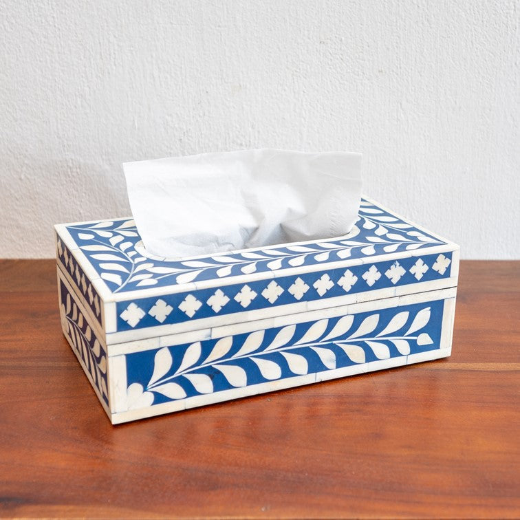 Amani Bone Inlay Tissue Box