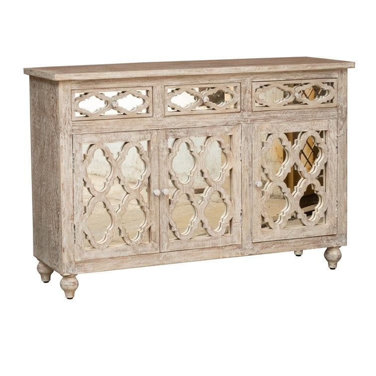 Lee Hand Carved Wooden Sideboard