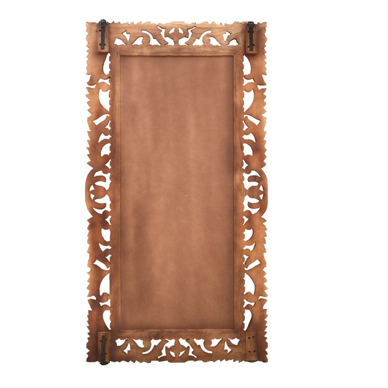 Ansh Carved Wooden Mirror