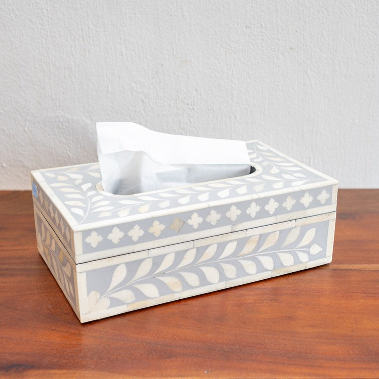 Amani Bone Inlay Tissue Box