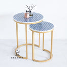 Switch Omar Mother of Pearl Inlay Nesting Table Set 2 image