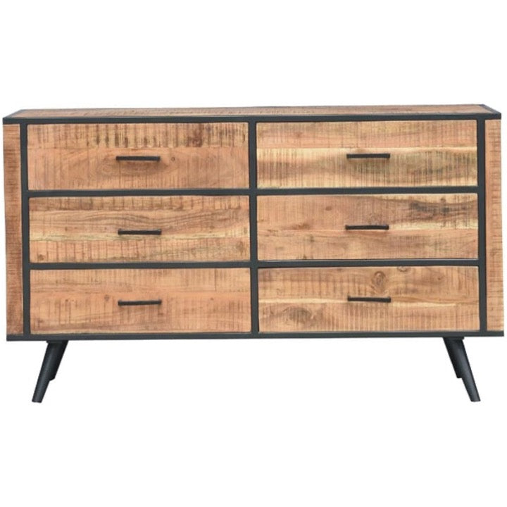 Keith Hand Carved Wooden Side Board