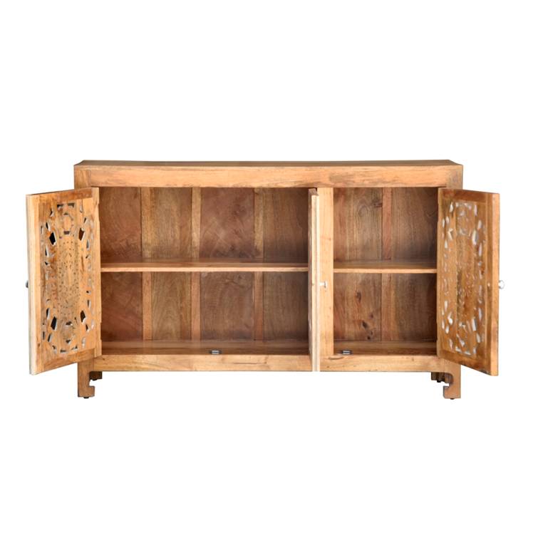 Sana Hand Carved Wooden Sideboard