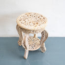 Switch Riva Wooden Hand Carved Stool 2 image