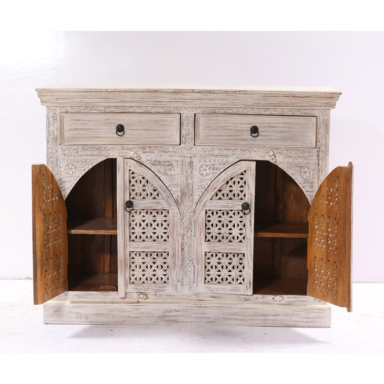 Ana Carved Wooden Cabinet