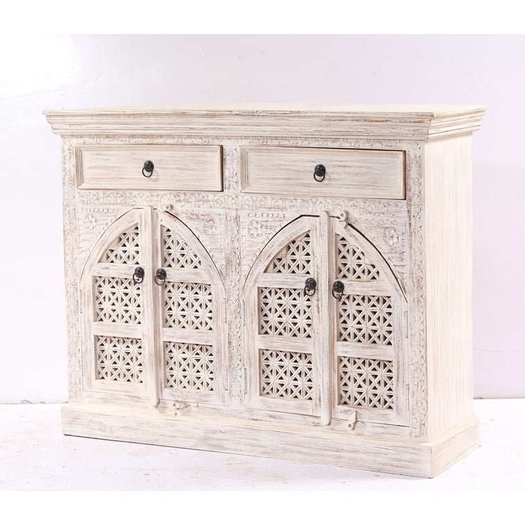 Ana Carved Wooden Cabinet