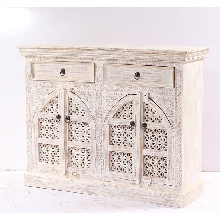 Ana Carved Wooden Cabinet