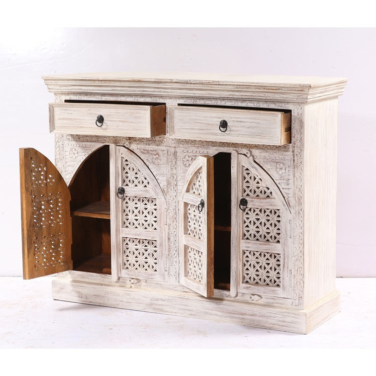 Ana Carved Wooden Cabinet