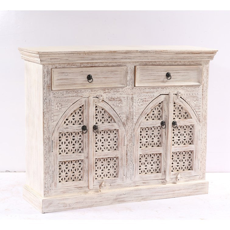 Ana Carved Wooden Cabinet